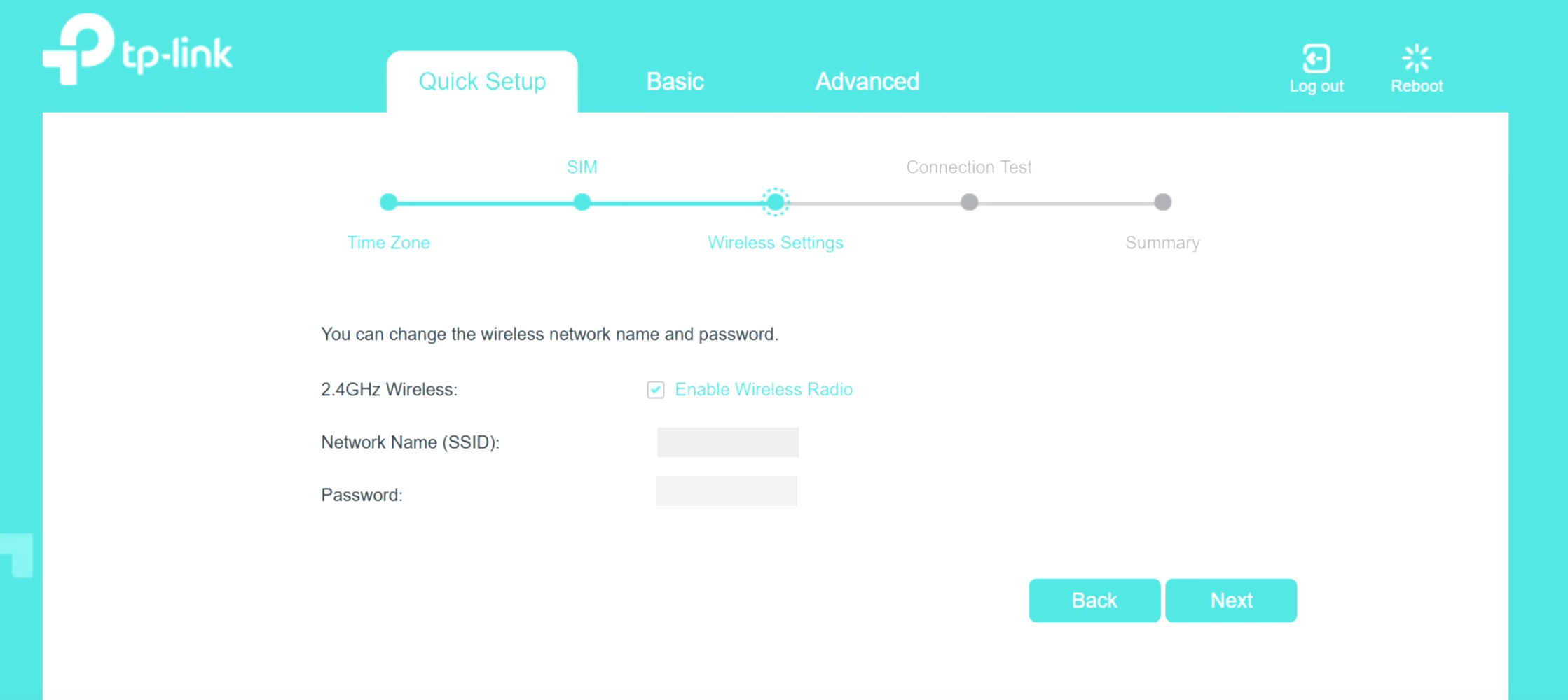 tp link settings router